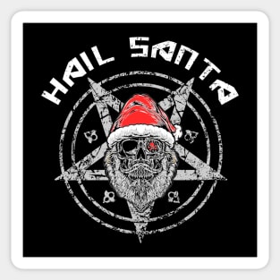 Hail Santa funny christmas sayings Sticker